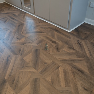 Duomo Pattern 8mm Dark Fumed Oak AC5 Aqua Laminate Flooring