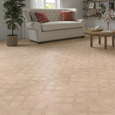 Sassari 12mm Hoxton Oak Versailles Tile Laminate