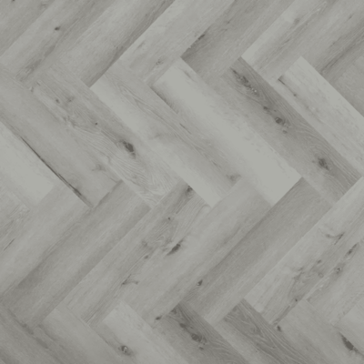 Icona Herringbone 6.5mm Boston Grey Luxury Vinyl Click Flooring