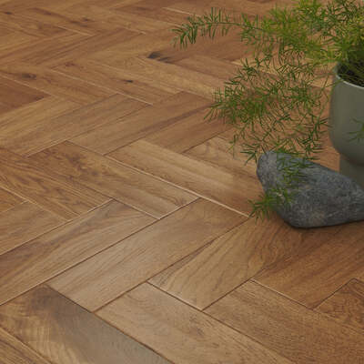 Lusso Novara Luxe Honeycomb Herringbone Engineered Oak