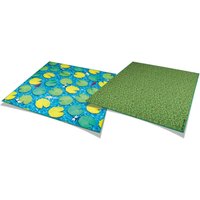 Natural World Grass and Lily Pads Double Sided Classroom Carpet