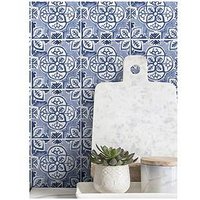 Inhome Wallpops Pack Of 12 Caeli Peel And Stick Wall Tiles