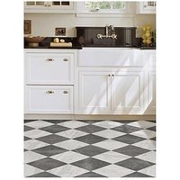 Floor Pops Pack Of 10 Bonneville Marble Peel &Amp; Stick Floor Tiles