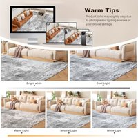 Washable Area Rug Non-Slip Vantage Entryway Rugs With Rubber Backing, Indoor Out